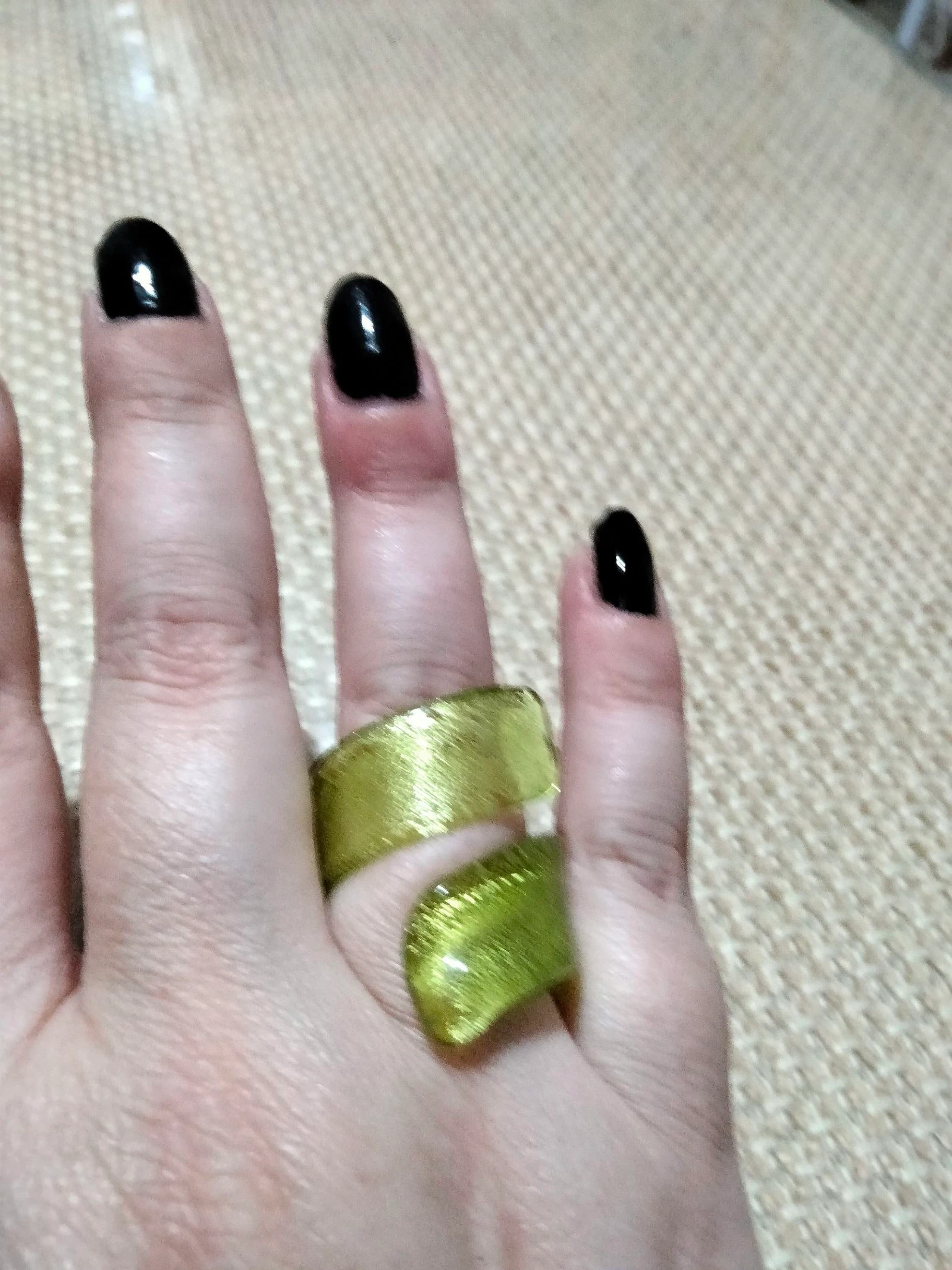 Anillo cristal Murano talla S o L